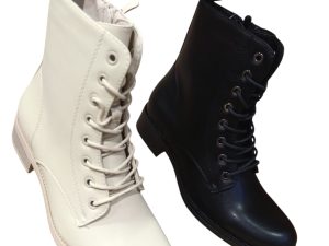 100 BOTIN MILITAR MEDIA CAÑA CORDONES Y CREMALLERA 36-41