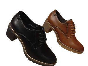 105 ZAPATO ABOTINADO TACON COMODO CORDONES 36-41