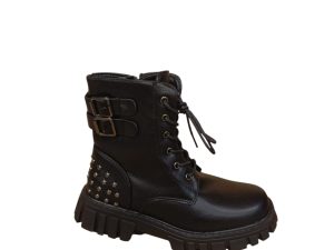 118 BOTA TIPO MILITAR CHINCHETA 31-36