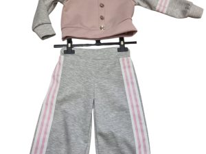 R5632 CHANDAL DE PATA ANCHA ROSA GRIS 2-12