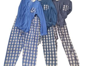 R874 PIJAMA CABALLERO CUADRO S-XXXL