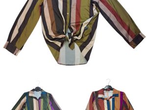 R7988 CAMISA BOTONES RAYAS SRA