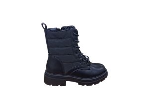 141BOTA MILITAR NIÑA CON CORDONES 28-33