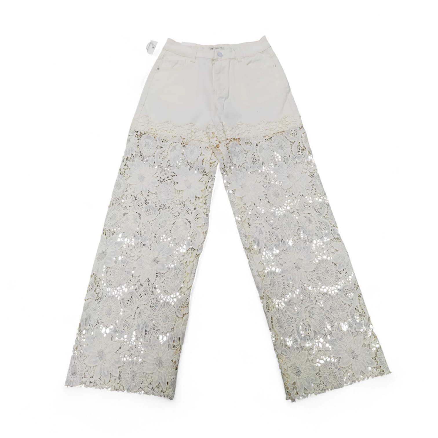 R8239 PANTALON VAQUERO DE REJILLA 34-44