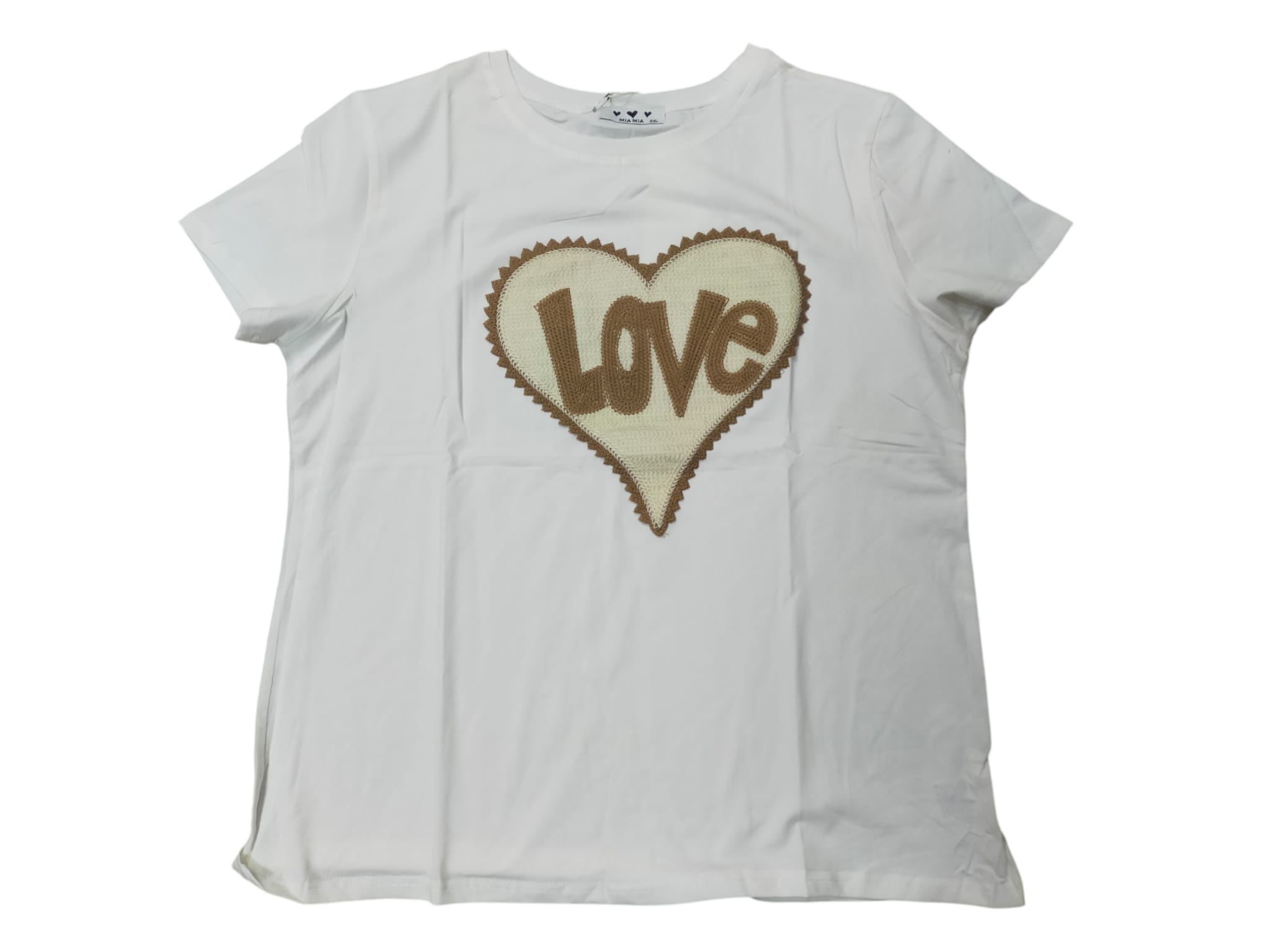 R123 CAMISETA BASICA CORAZON 38-44
