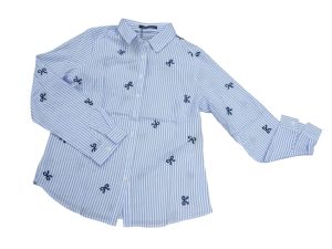 R9156 CAMISA BOTONES RAYAS LAZO 36-46
