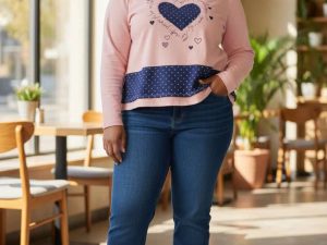 R6154 CAMISETA CURVIS COMBI VAQUERA 48-54