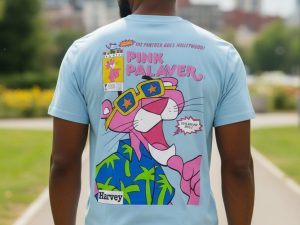 R7997 CAMISETA PANTERA ROSA XS-XXL