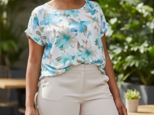 R15079 CAMISA FLORES CURVIS T.48-52